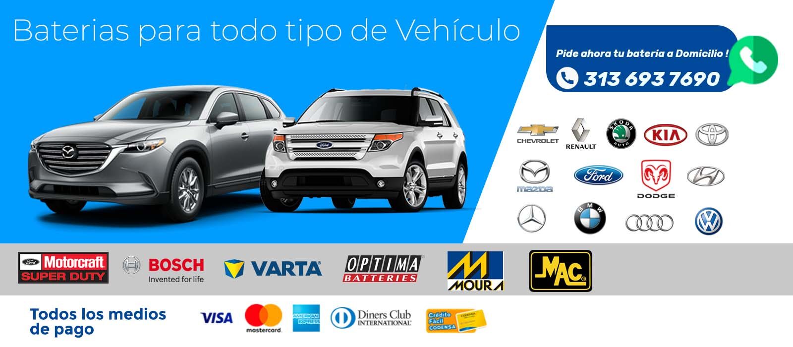 Baterias a Domicilio